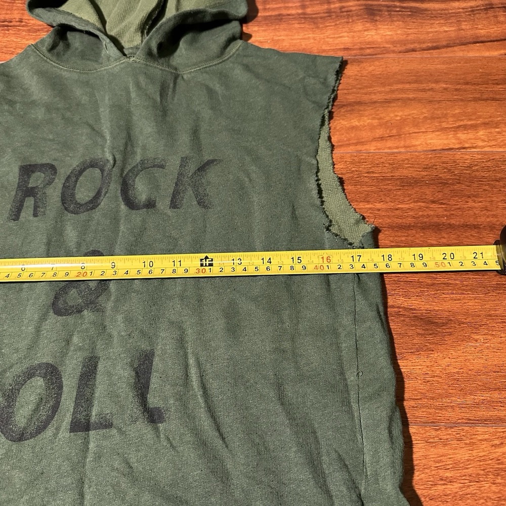 Zadig & Voltaire Women's Rock & Roll Cutoff Sleeve Hood Sweatshirt Dress Sz S - Picture 3 of 4